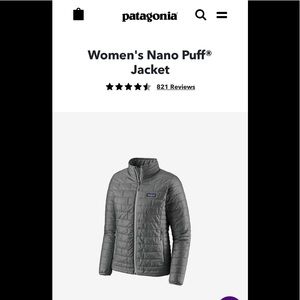 Patagonia Nano Puff Jacket in Feather Grey